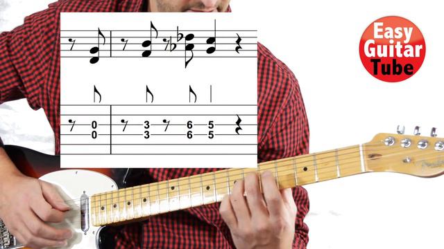 Smoke on The Water - Deep Purple (Easy Electric Guitar Tutorial with TABS) смотреть онлайн