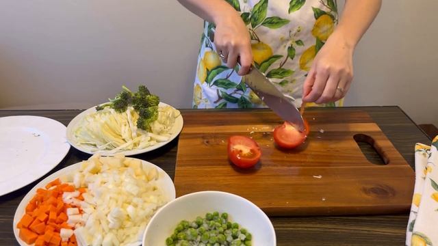 Лёгкий диетический овощной суп! Вкусный и быстрый рецепт! смотреть онлайн