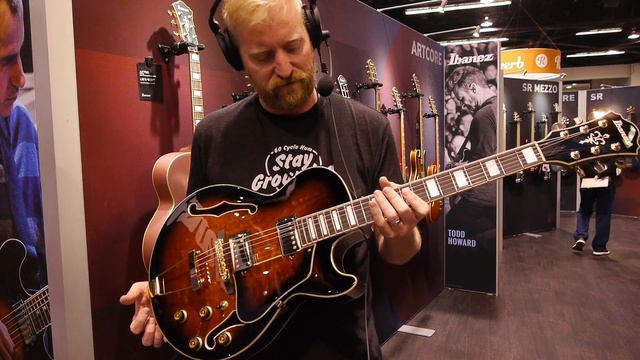 Ibanez Artcore Expressionist AG95QA - thats a lot of pretty for $650! смотреть онлайн