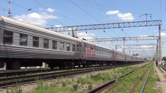 ЭП1-343 с поездом №409 Казань — Новороссийск смотреть онлайн