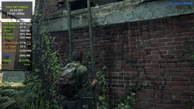 The Last of Us |RTX 3060 Ti + Ryzen 5 5500| 1080p Max Settings + DLSS/RT + FG MOD Tested | Benchmar смотреть онлайн