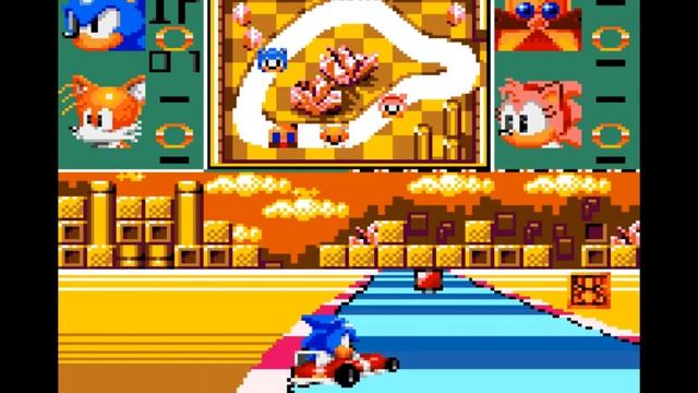 Sonic Drift game gear gameplay смотреть онлайн