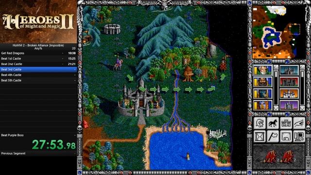 HoMM 2 Speedrun - Broken Alliance Impossible смотреть онлайн