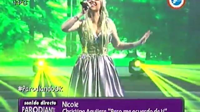 Nicole Arz parodia a Cristina Aguilera en el #ParodiandoOk - Programa 09 смотреть онлайн