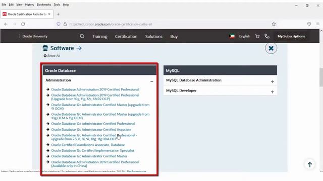 Oracle Certification Path смотреть онлайн