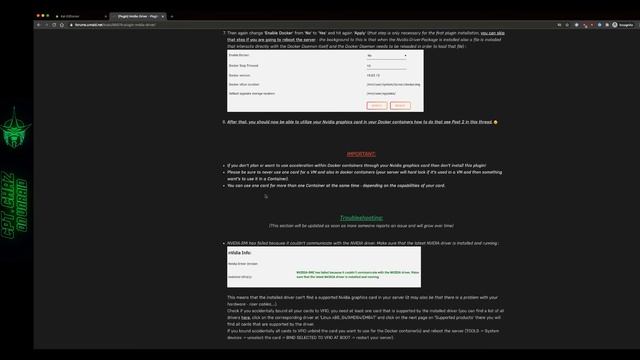 Unraid - Vlog installation of Nvidia Driver Plugin and Plex GPU смотреть онлайн