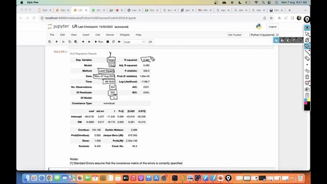 Linear Regression with Python: In-depth Analysis || OLS || Python || Statsmodel || ML || Analytics смотреть онлайн