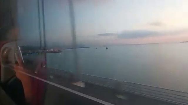 Дорога Стамбул-Бурса через мост Османгази. смотреть онлайн