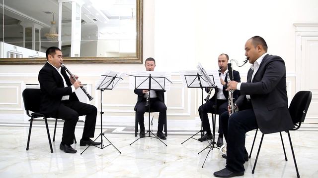 Astana Clarinet Quartet - Astor Piazzolla Libertango смотреть онлайн