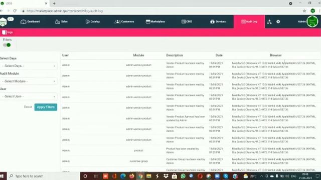Ecommerce Multi Vendor Audit Log | Node.js & Angular | Spurtcommerce смотреть онлайн