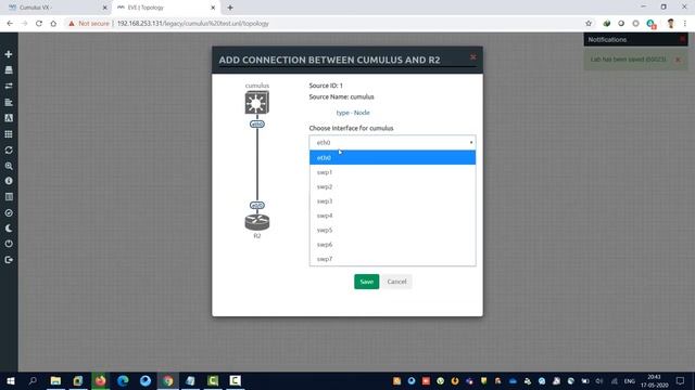 How to add Cumulus Switch in EVE-NG смотреть онлайн