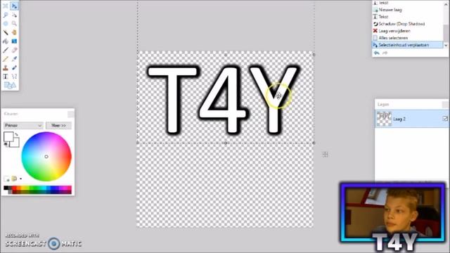 How To Make A Watermark In Paint.net!