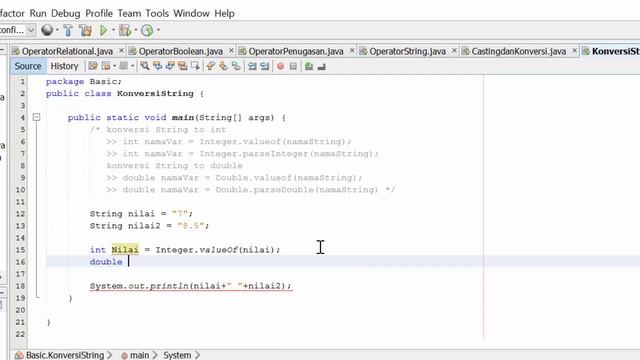 Tutorial Belajar Java - 14 Konversi String смотреть онлайн