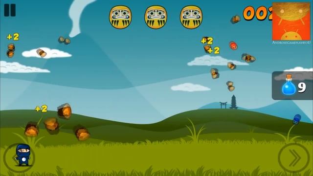 Rock Ninja Android HD GamePlay [Game For Kids] смотреть онлайн