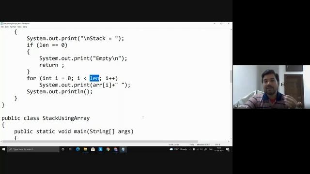 Sri ABR GDC, Repalle - Data Structures - 16 - Lab - 3 - Stack ADT Using Array Implementation смотреть онлайн