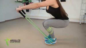 Эффективные упражнения на диске здоровья с эспандером