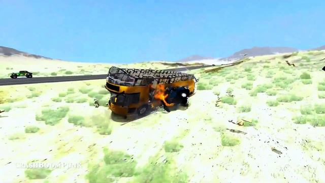 High Speed Traffic Car Crashes | BeamNGDrive #beamngcrashes #cars #crashboompunk