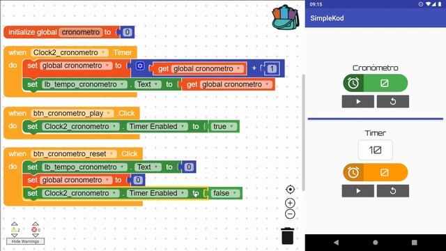 Como criar um cronômetro e um timer - Kodular смотреть онлайн