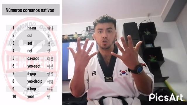 Números en Coreano del 1 a 10 usado en el Taekwondo смотреть онлайн