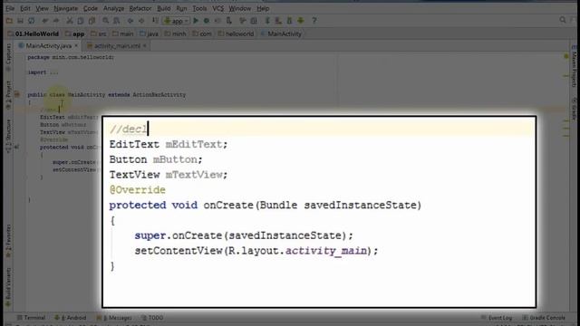 Android Tutorial 01 - Hello World - www.vietprogrammer.com смотреть онлайн