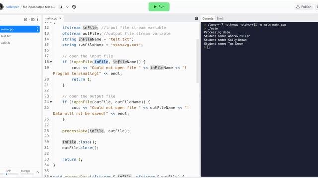 55. Passing file stream to functions смотреть онлайн