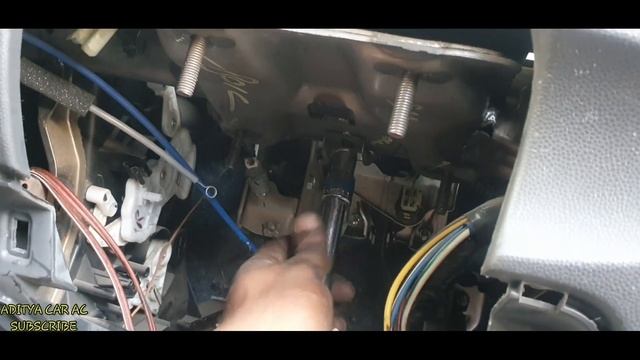MARUTI ALTO 800 AC Service | Dashboard Removing evaporator coil replacement смотреть онлайн