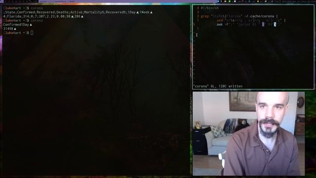 Watching the World End from the Linux Command Line! смотреть онлайн