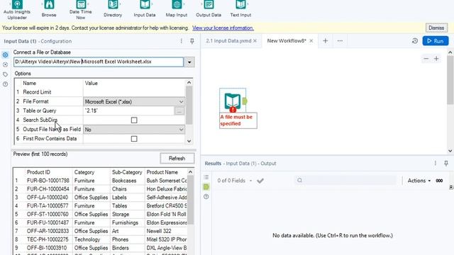 Chapter 2.1.1 Input Data Tool смотреть онлайн
