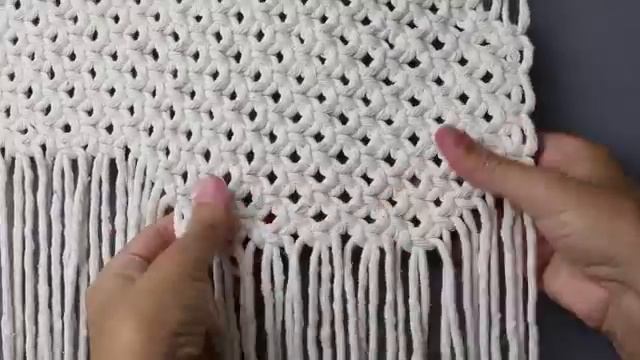 SOUSPLAT EM MACRAMÊ CORAÇÃO MACRAMÊ PASSO A PASSO CENTRO DE MESA #tutorialmacrame_[360p] смотреть онлайн