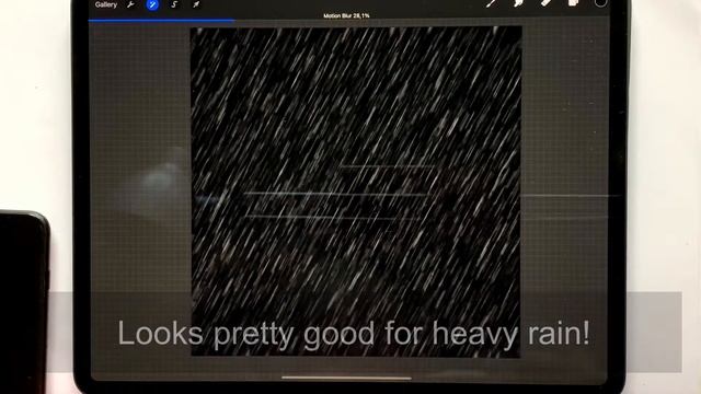 How To Create A Rain Brush In Procreate