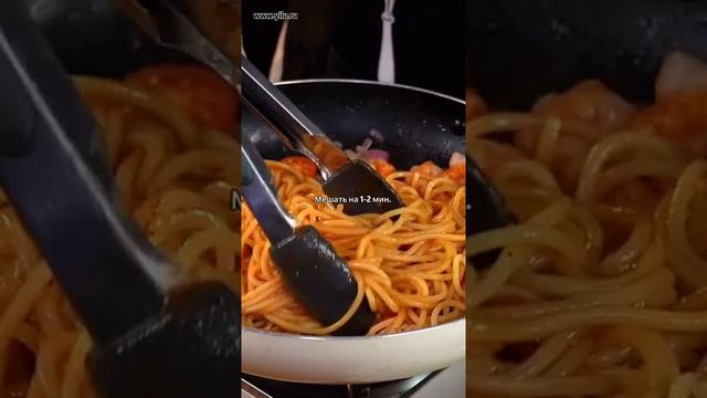 Китайская лапша с креветками, ну очень вкусно