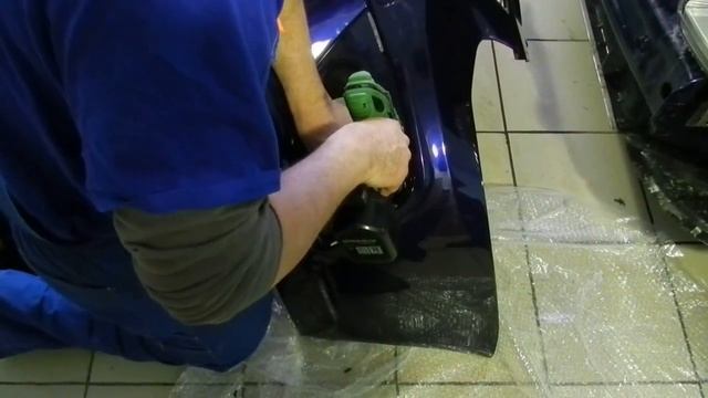 Установка ПТФ в передний тюнинг бампер Лада Приора Ринг 2 смотреть онлайн