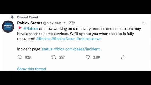 ROBLOX IS BACK SOON? (Confirmed) смотреть онлайн