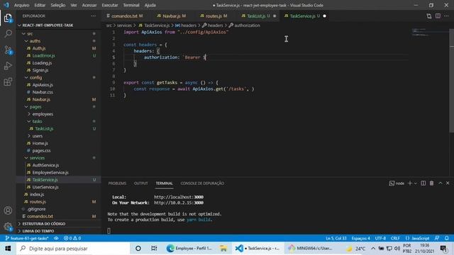 #61 Como fazer HTTP GET da entidade TASKS no React смотреть онлайн