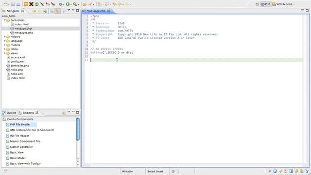 2.17 Adding the Item Sub-Controller to a Joomla Component смотреть онлайн