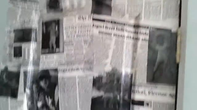 декупаж двери