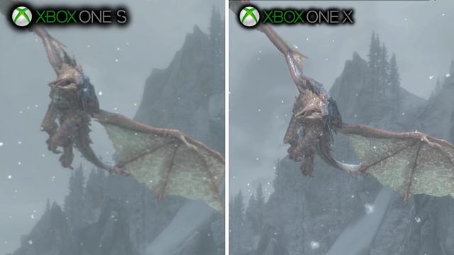 Skyrim Comparison - Xbox One X vs. Xbox One S смотреть онлайн