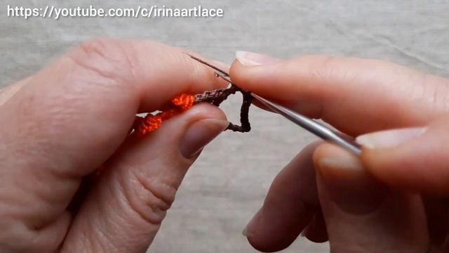 Цветная кайма крючком с рябиной смотреть онлайн