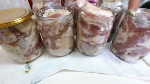 Тушенка из сала на зиму. Украинский рецепт.