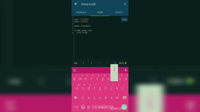 Hovercraft Problem Solution in Python || Sololearn смотреть онлайн