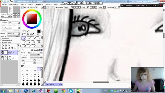 Подробнее рисунок в Paint Tool Sai 1 Часть смотреть онлайн