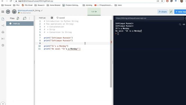 5. Python in Bangla: String and few String Operations смотреть онлайн