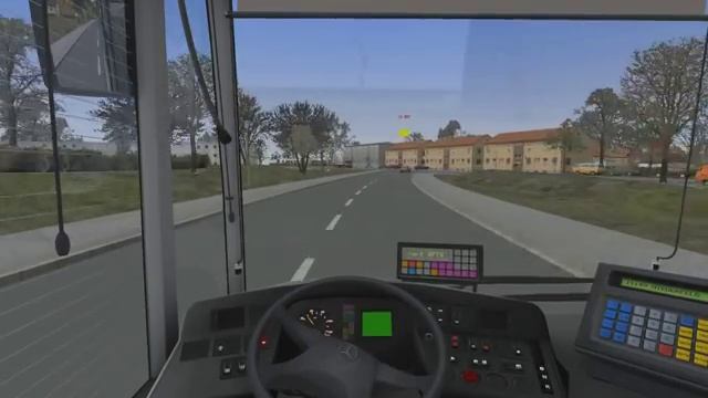 OMSI 2. Map Sonnenburg, Routes 11 and 12, MB O530 ZF смотреть онлайн
