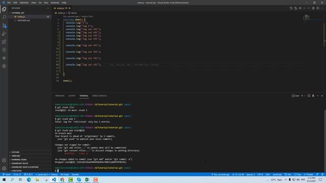 Git - GitLab: Dùng lệnh git stash để làm gì? смотреть онлайн
