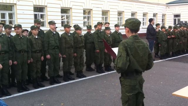 Суворовец Джансузян А.А. Вручение погон 15.09.2012 смотреть онлайн