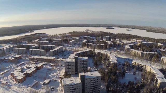Полёт над г.Костомукша смотреть онлайн
