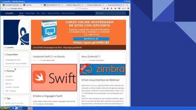 Webmail Novo no Zimbra 8.7.9 смотреть онлайн