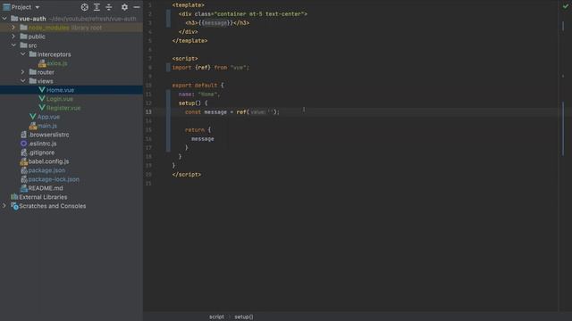 VueJS Login using Access & Refresh Tokens смотреть онлайн