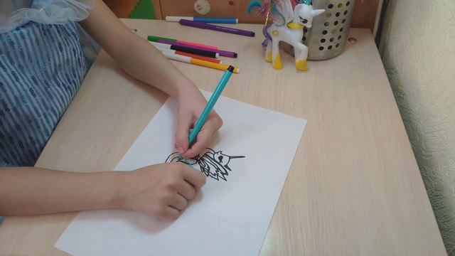 Рисуем с Алёной принцессу Селестию из My little pony! смотреть онлайн