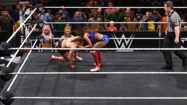 WWE/Ronda Rousey vs. Nikki Bella - Raw Women's Championship/VadTer смотреть онлайн